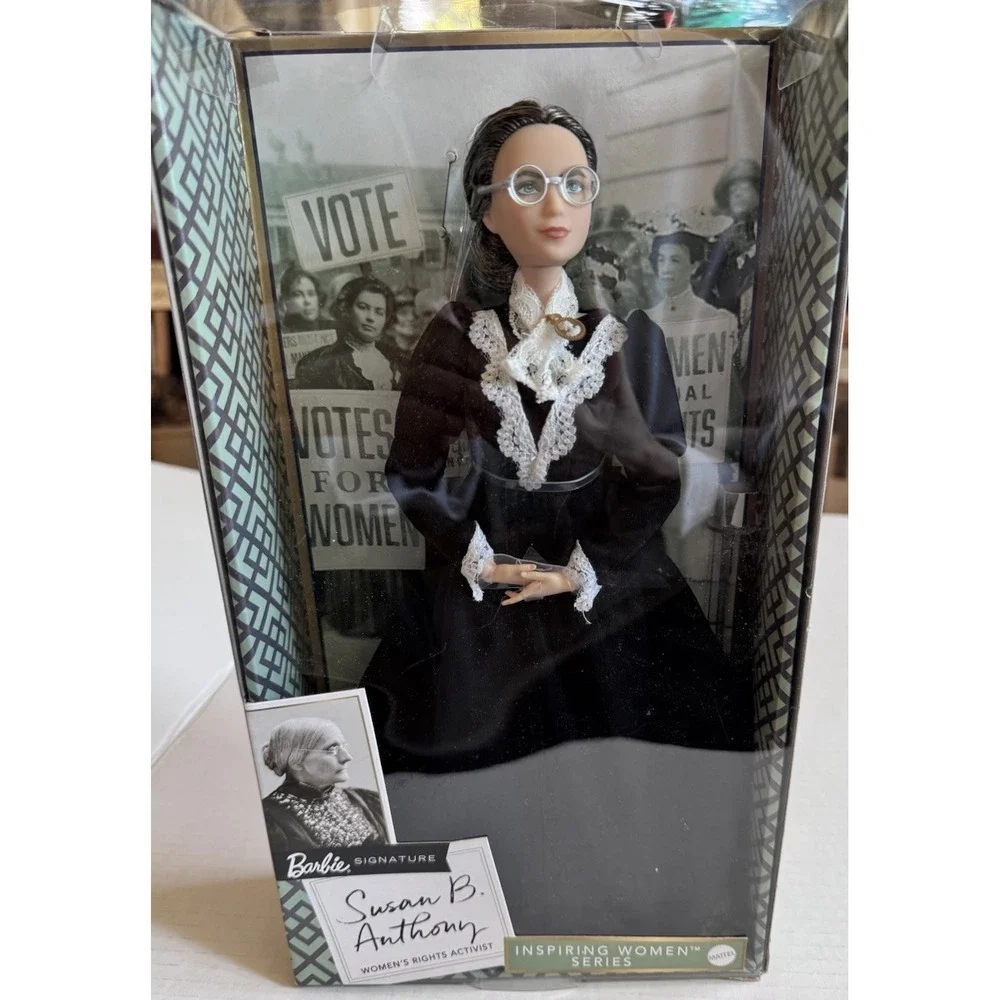Mattel Barbie Inspiring Women Series Susan B. Anthony Doll Women's Rights Votes